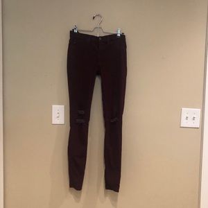 KanCan maroon skinny jeans